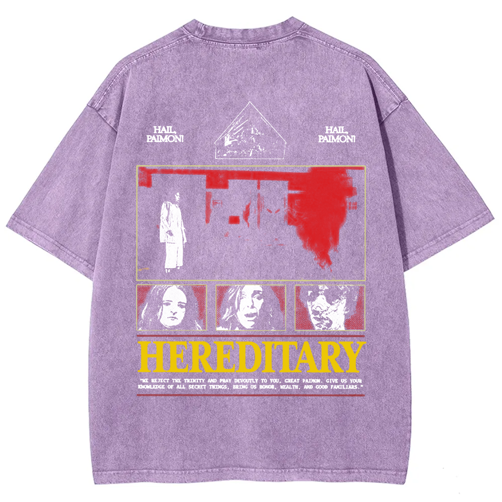 Unisex Vintage Hereditary Horror Movie  t-Shirt