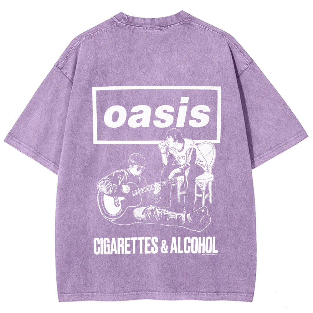 Unisex Vintage Oasis Band t-Shirt