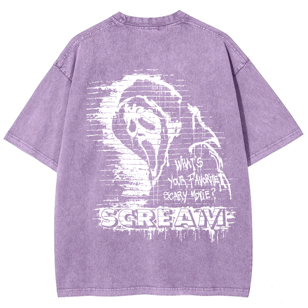 Unisex Vintage Scream horror movie t-Shirt