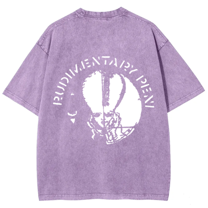 Unisex Vintage Rudimentary Peni Punk Band t-Shirt