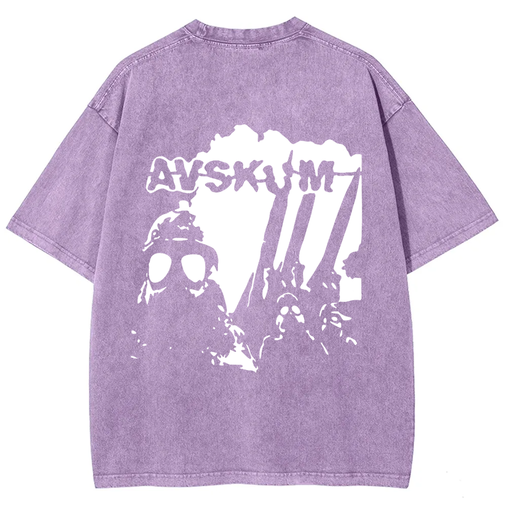 Unisex Vintage Avskum Punk Band  t-Shirt