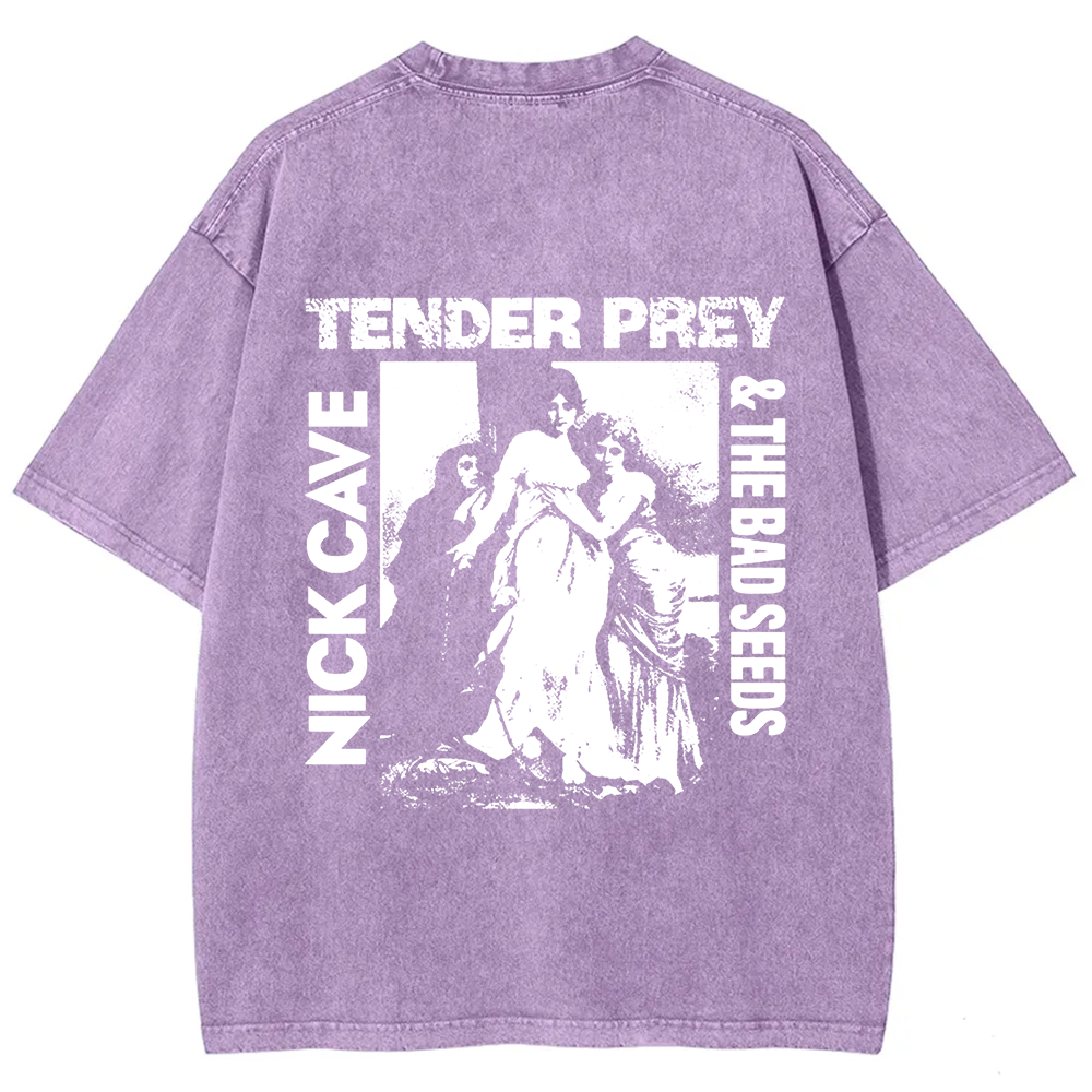 Unisex VintageNick Cave and the Bad Seeds Band Tender Prey Music t-Shirt