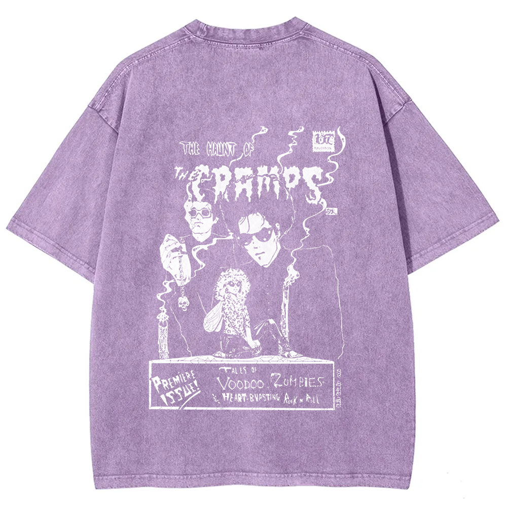 Unisex Vintage The Cramps Rock Band t-Shirt
