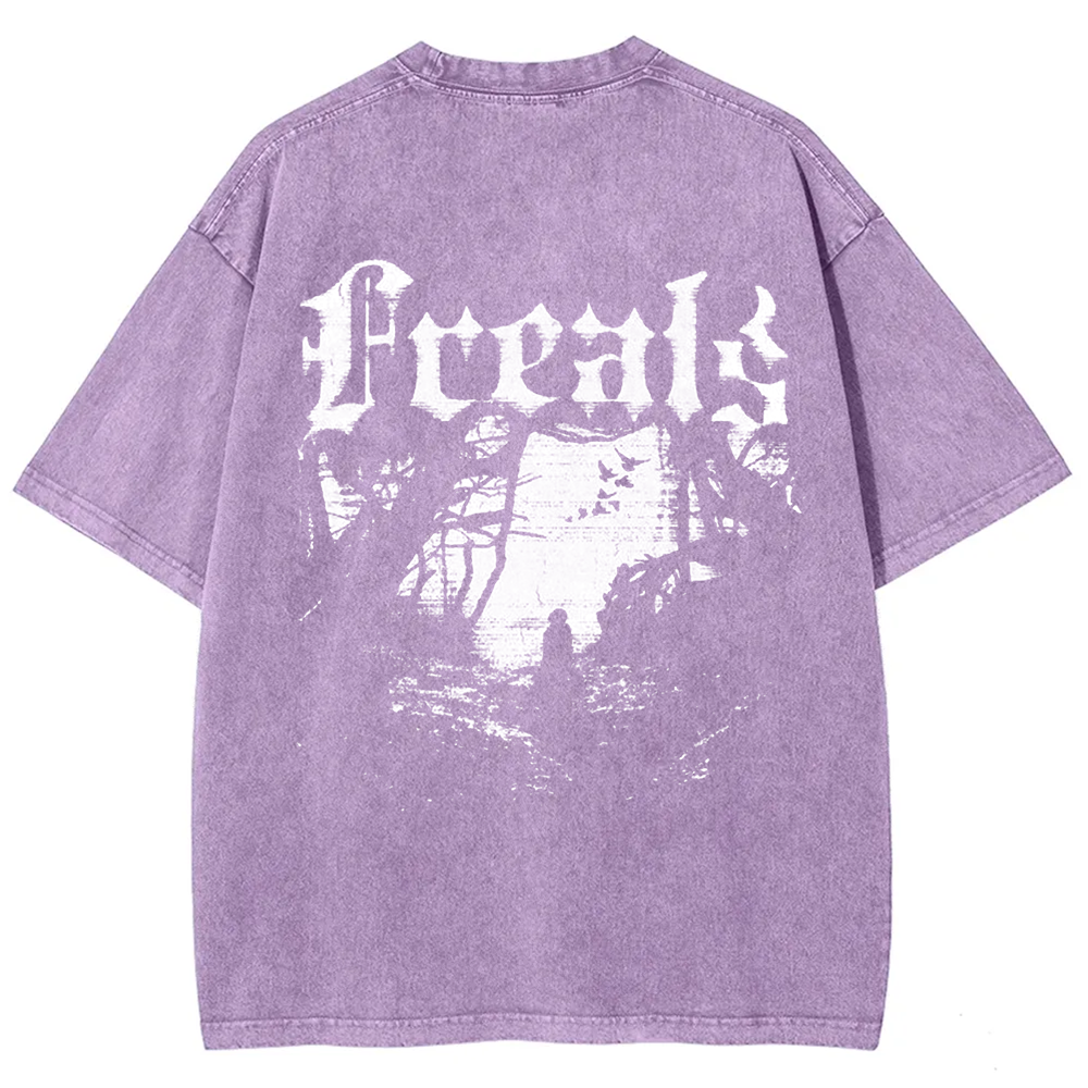 Unisex Vintage Freaks Horror Movie t-Shirt
