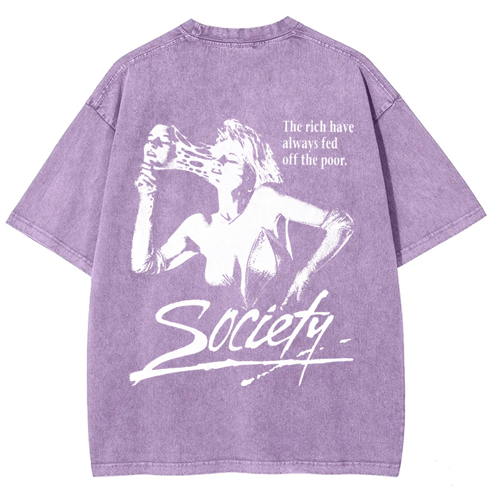 Unisex Vintage Society Film Horror Movie t-Shirt