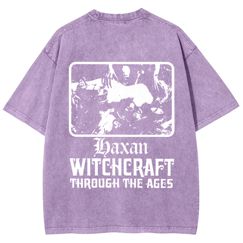 Unisex Vintage Häxan Witchcraft Through The Ages Horror Movie t-Shirt