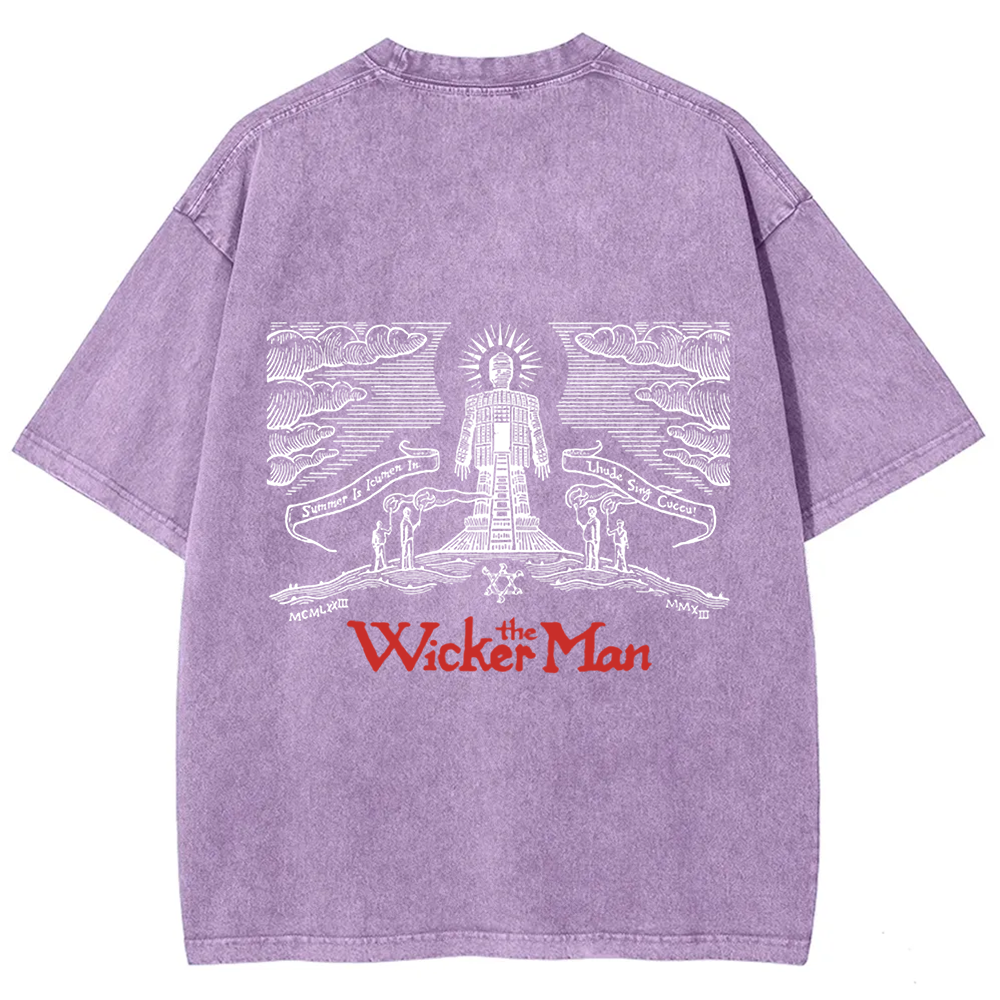 Unisex Vintage The Wicker Man Movie t-Shirt