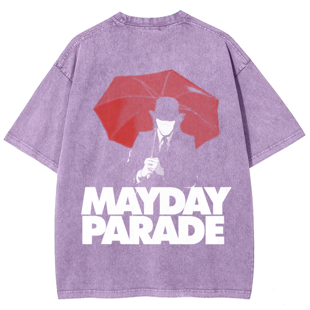 Unisex Vintage  Mayday Parade Rock Band  t-Shirt