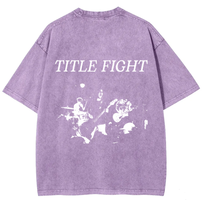 Unisex Vintage Title Fight Band t-Shirt