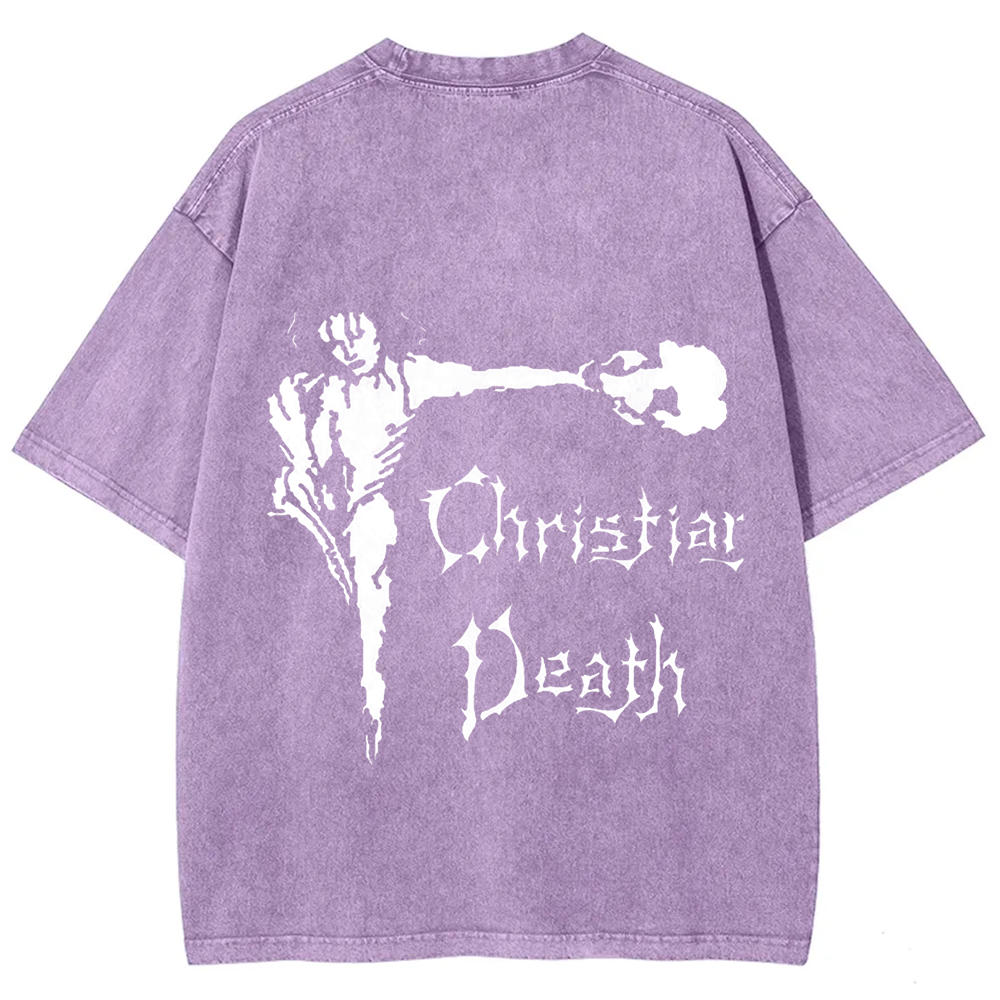 Unisex Vintage Christian Death Rock Band t-Shirt