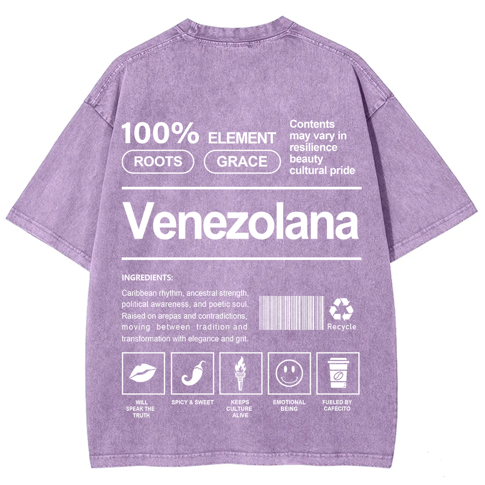 Venezolana Unisex Fit  Washed T-Shirt
