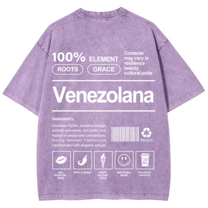 Venezolana Unisex Fit  Washed T-Shirt