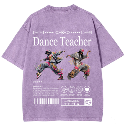 Dance Teacher Unisex Fit Washed T-Shirt