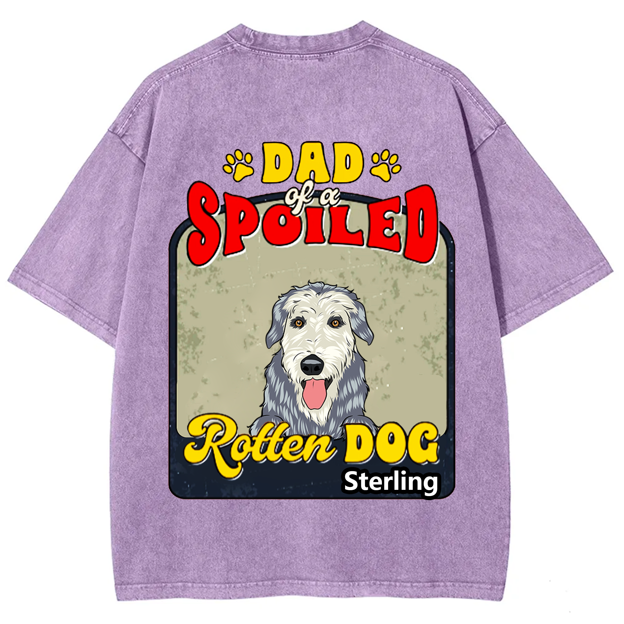 Spoiled Rotten Dog Named - Personalized Custom Unisex T-shirt