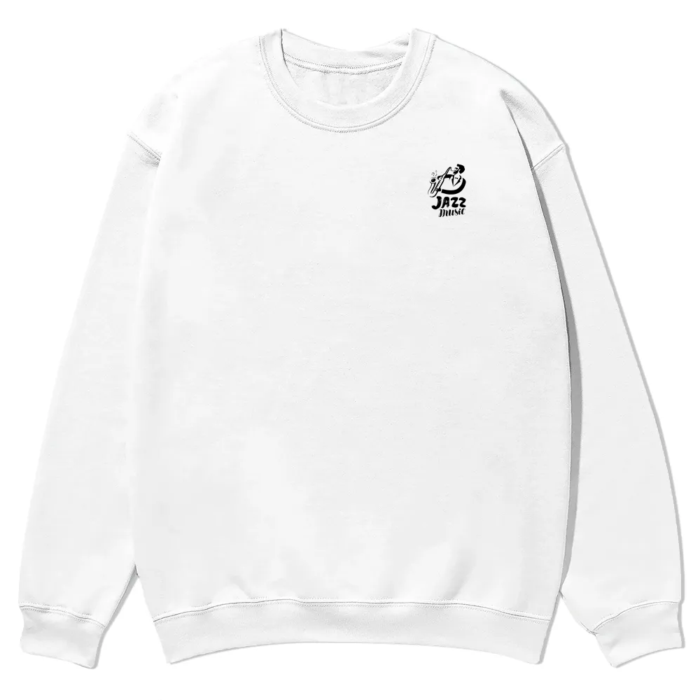 Saxophonist Unisex  Casual Crewneck Sweatshirt wearishow