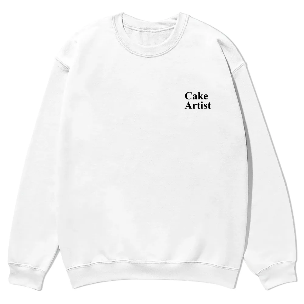 Cake Artist Casual Crewneck Sweatshirt wearishow