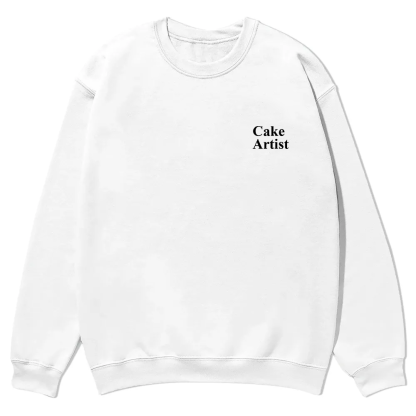 Cake Artist Casual Crewneck Sweatshirt wearishow