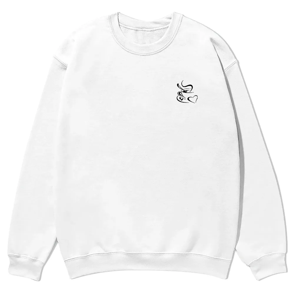 Barista Casual Crewneck Sweatshirt wearishow