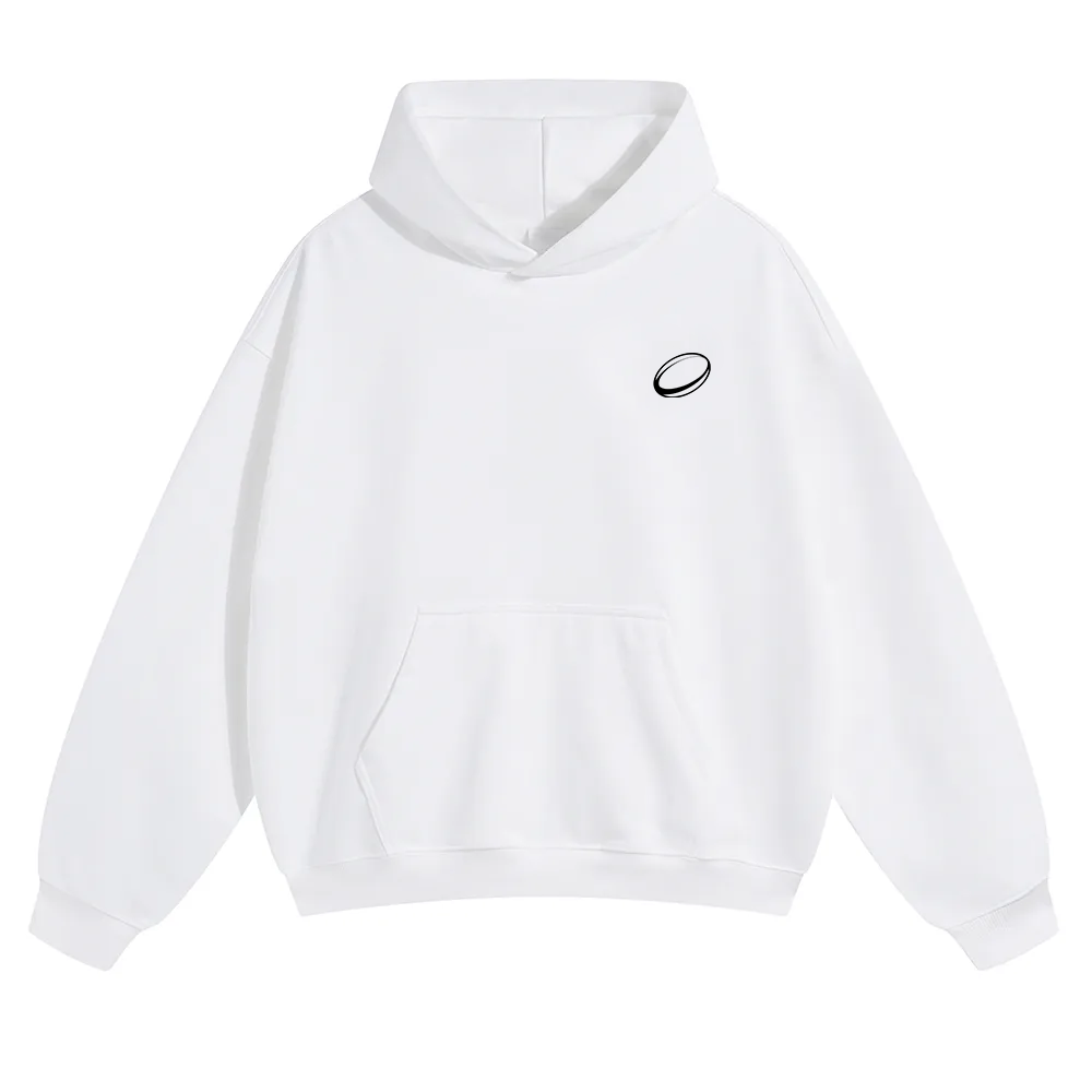 Rugby Player Unisex Solid Color Hoodie wearishow
