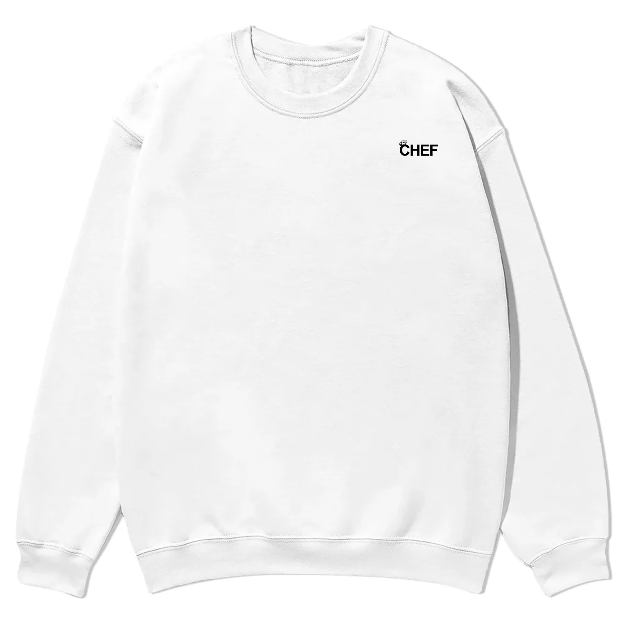Chef Addcustom QR Code Casual Crewneck Sweatshirt