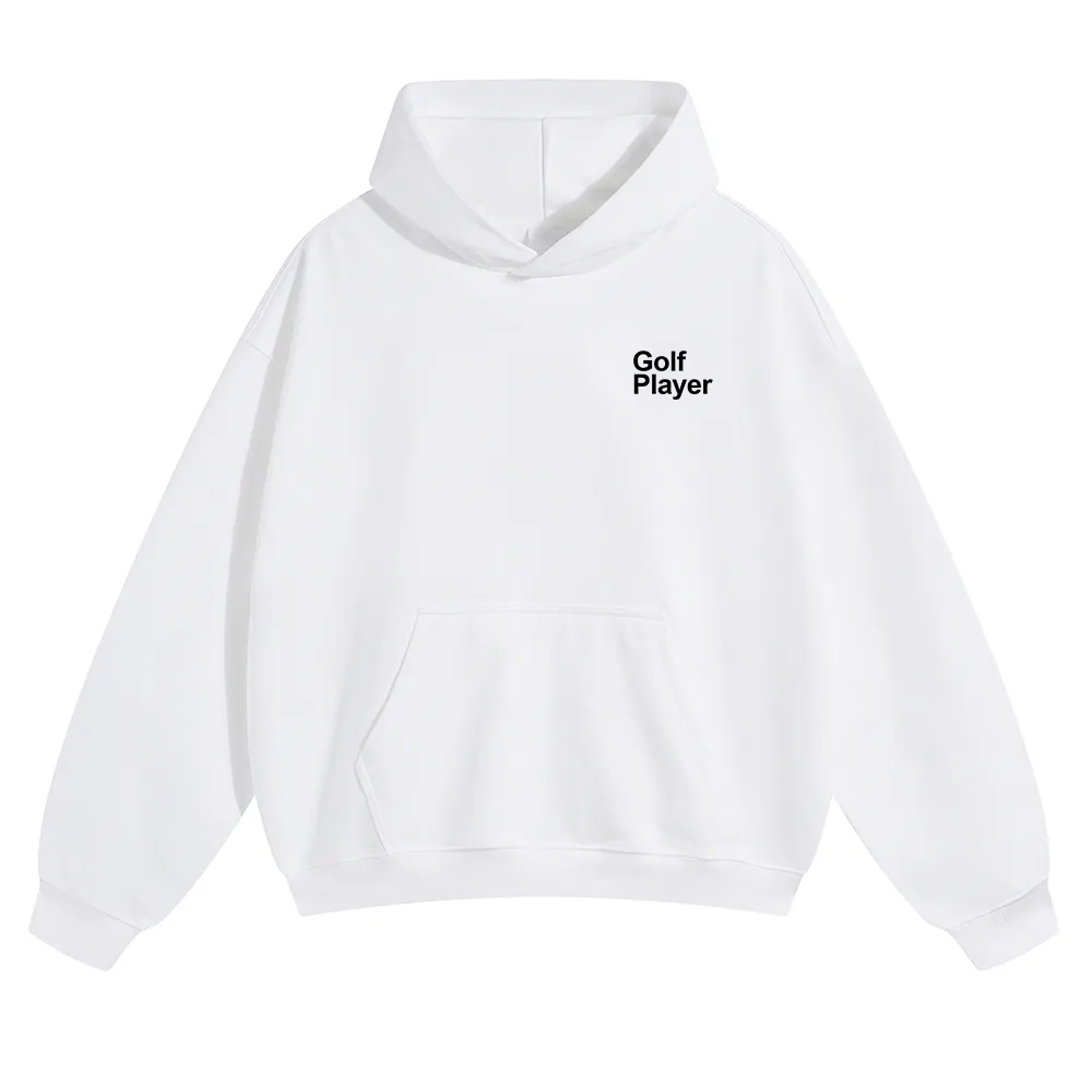 Golf Player Unisex Solid Color Hoodie wearishow
