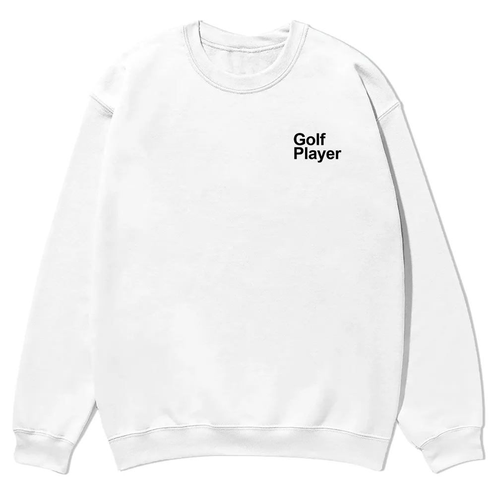 Golf Player Casual Crewneck Sweatshirt wearishow wearishow