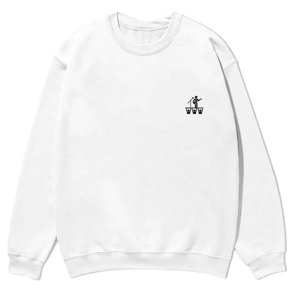 Festival Goer Casual Crewneck Sweatshirt wearishow