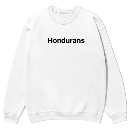 Hondurans Unisex Fit  Casual Crewneck Sweatshirt wearishow