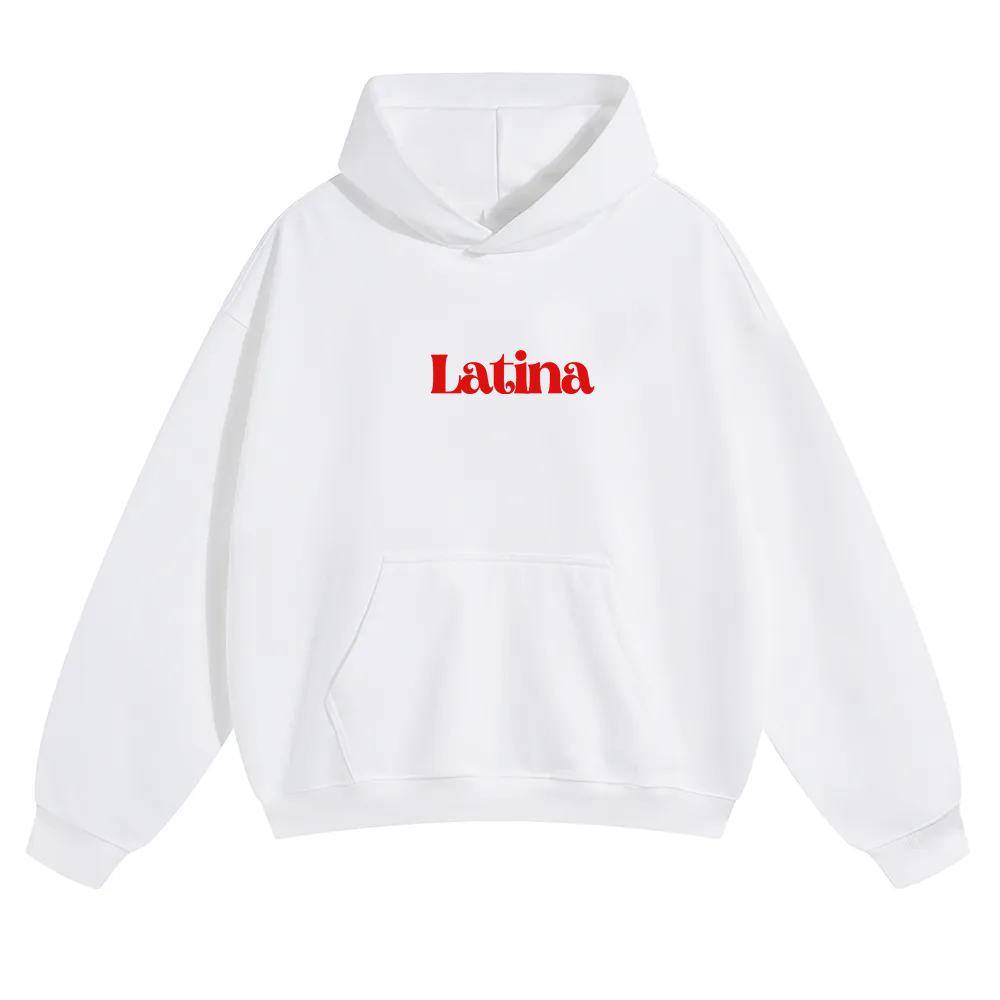 Latina Unisex Fit Color Hoodie wearishow