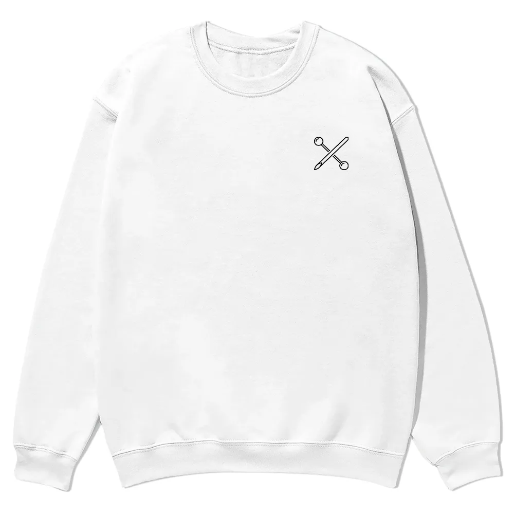 Body Piercer Casual Crewneck Sweatshirt wearishow