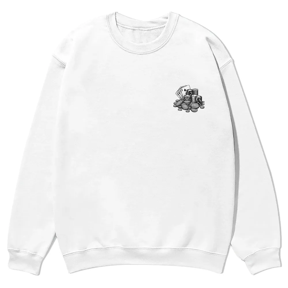 Professional Gambler Casual Crewneck Sweatshirt wearishow