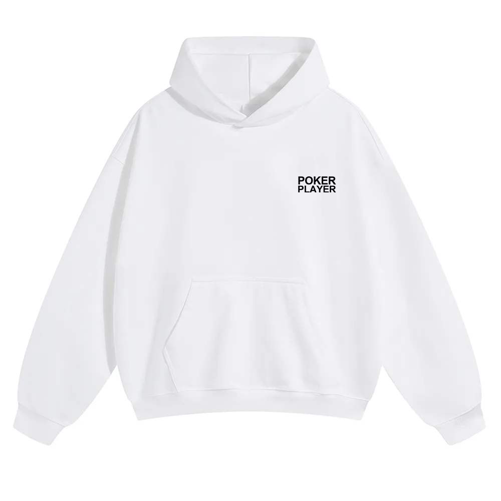 Poker Player Unisex Solid Color Hoodie wearishow
