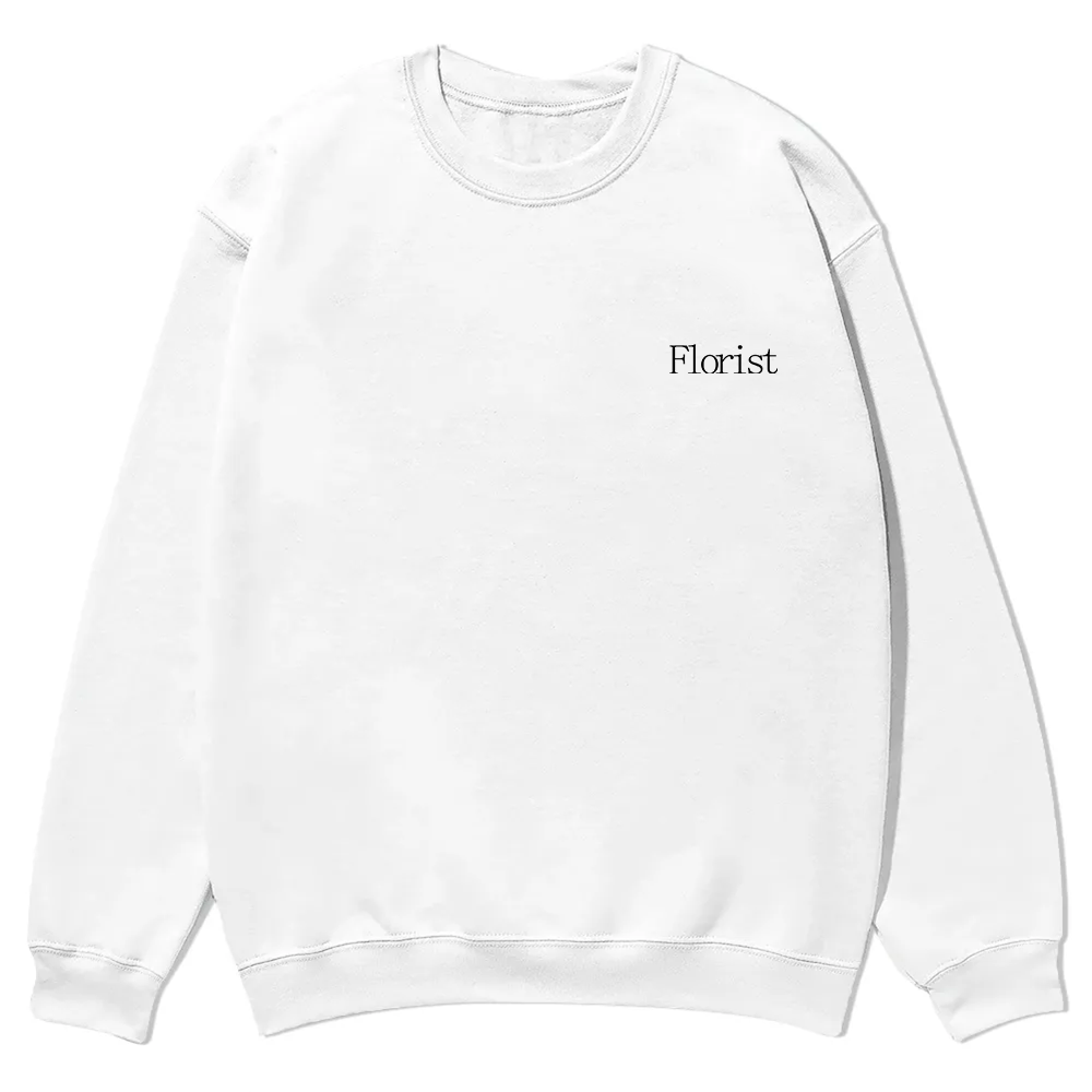 Florist Casual Crewneck Sweatshirt wearishow