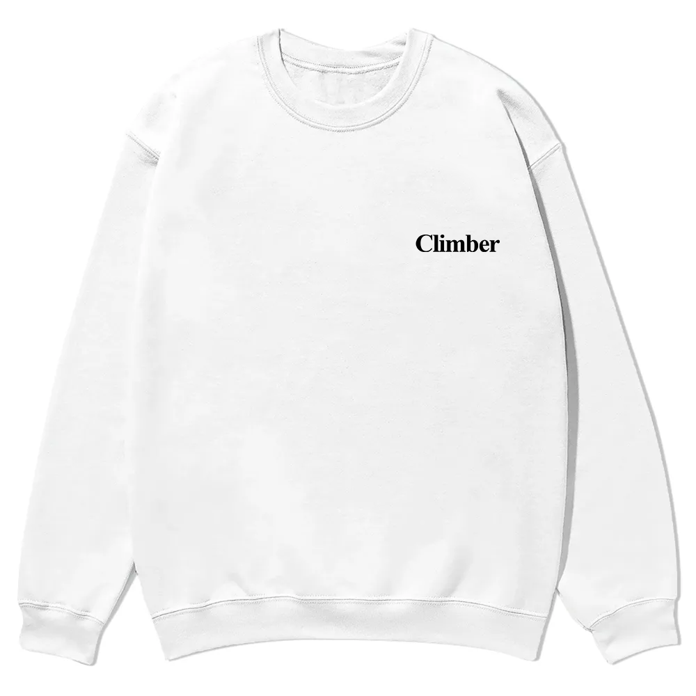 Climber Casual Crewneck Sweatshirt wearishow