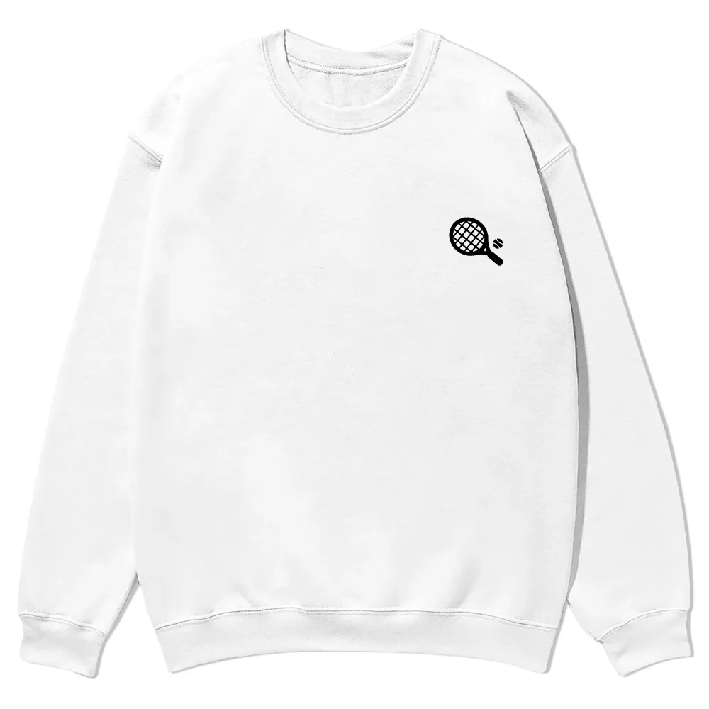 Padel Player Casual Crewneck Sweatshirt wearishow