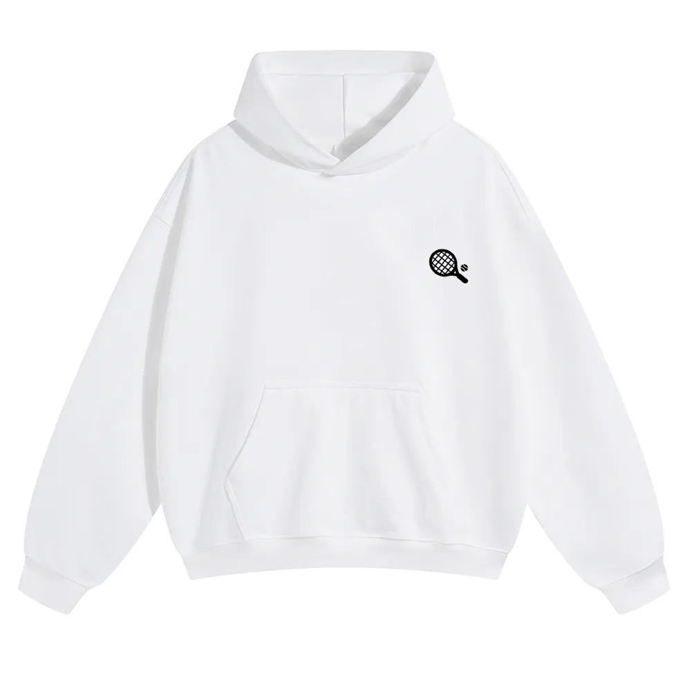 Padel Player Unisex Solid Color Hoodie wearishow