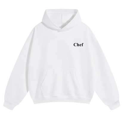 Chef Unisex Solid Color Hoodie wearishow