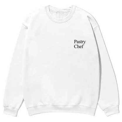 Pastry Chef Casual Crewneck Sweatshirt wearishow