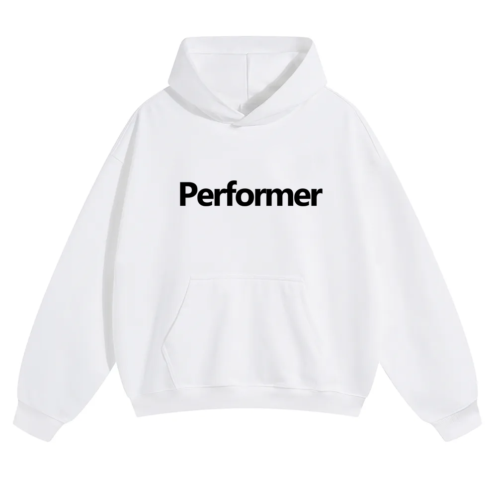 Performer Unisex Solid Color Hoodie wearishow