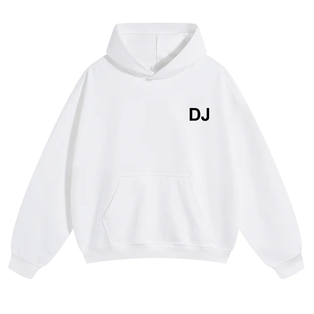 DJ Unisex Solid Color Hoodie wearishow