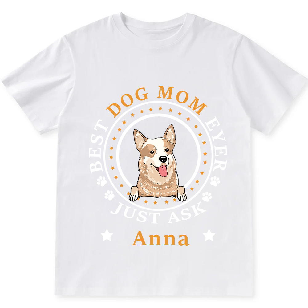 Best Dog Dad/Dog Mum Circle   - Personalized Custom Unisex T-shirt