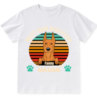 Best Dog Mom and Dad Ever- Personalized Custom Unisex T-shirt