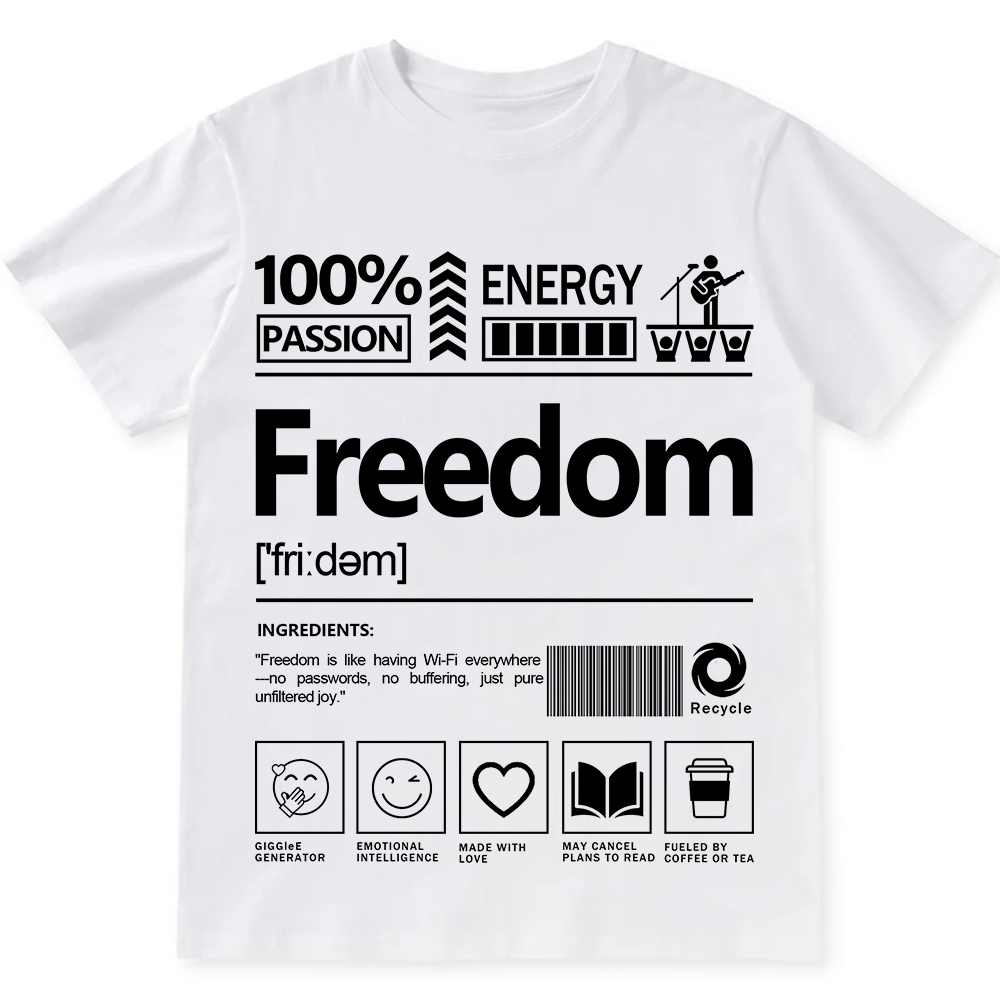 Freedom Unisex Fit T-Shirt wearishow