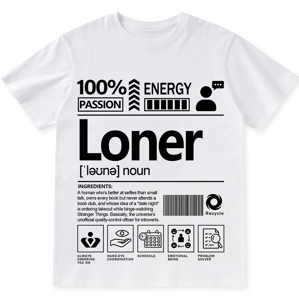 Loner Unisex Fit T-Shirt wearishow