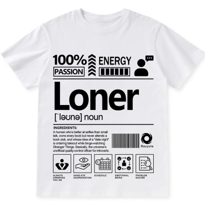 Loner Unisex Fit T-Shirt wearishow