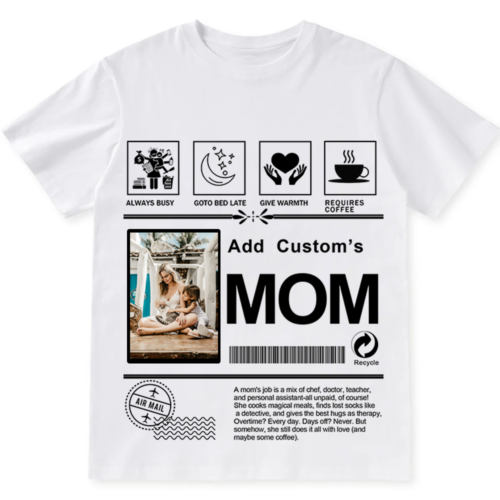 MOM Custom Unisex Fit Cotton T-Shirt wearishow