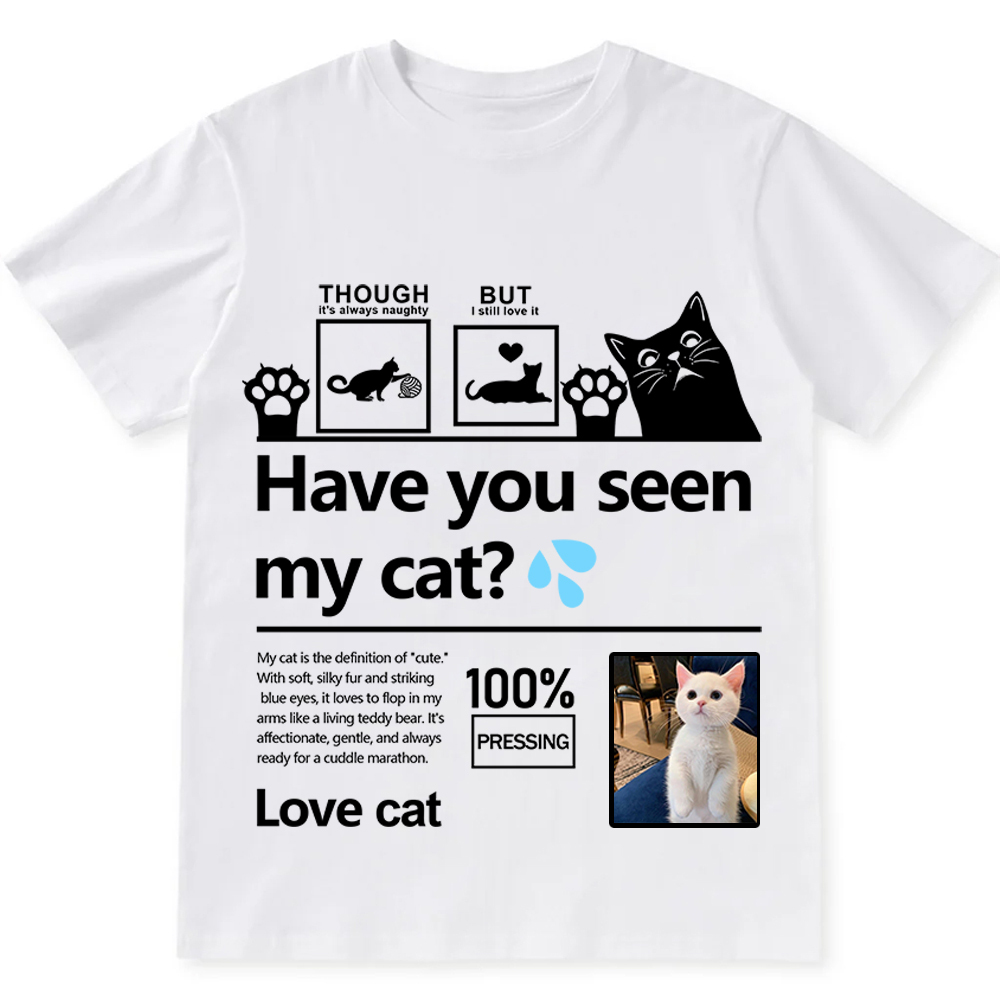 Cat Trick Customized Unisex Fit Cotton T-Shirt wearishow
