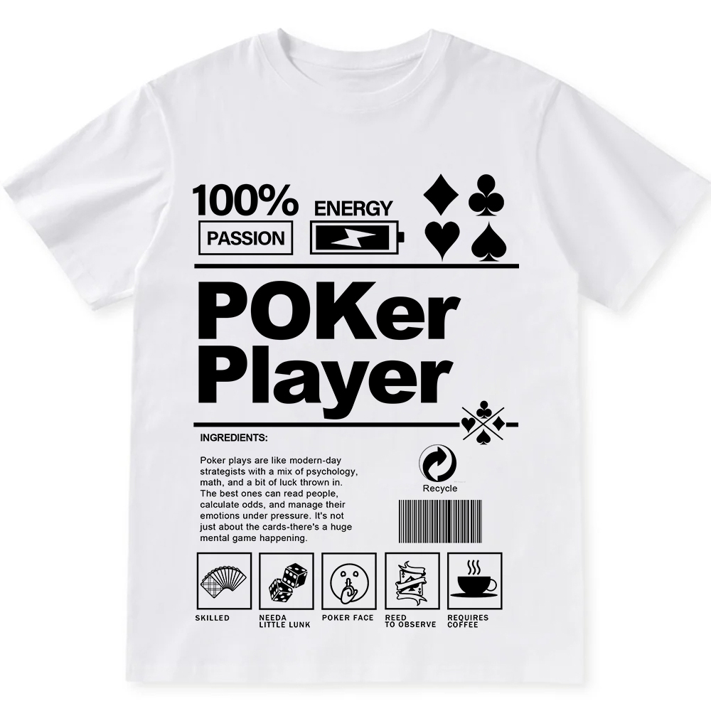 Poker Player Unisex Fit Cotton T-Shirt wearishow