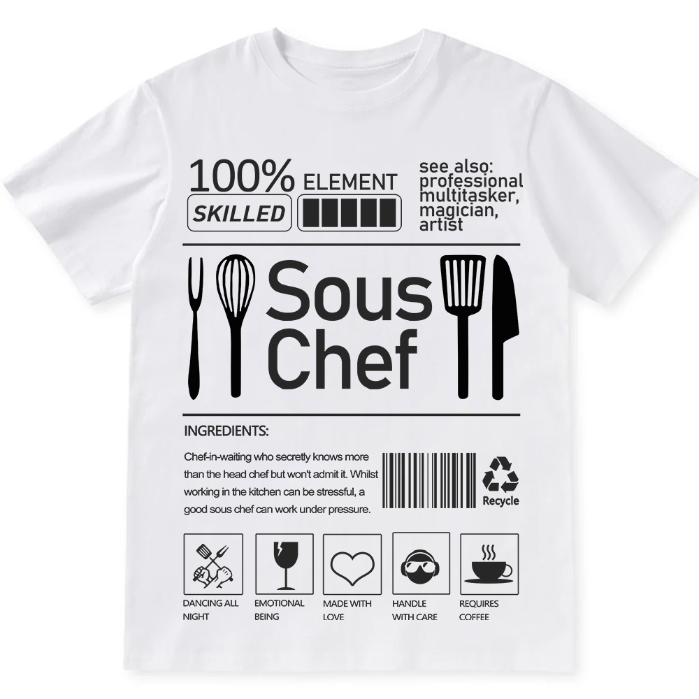 sous chef  Unisex Fit Cotton T-Shirt wearishow