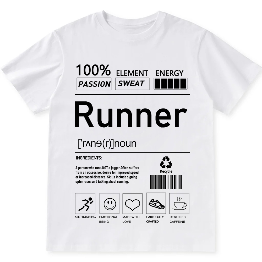 Runner  Unisex Fit Cotton T-Shirt wearishow